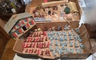 Marx Revolutionary War Series 500 No  3401 Play Set Toy Soldier In Box Near Mint