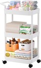 Baby Diaper Caddy  Plastic Movable Cart For Newborn Nursery Essentials Diaper   