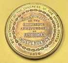 1876 Us Centennial Exposition Official Silver Medal  Hk-20  Beautiful Patina  Bu