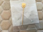 Porsche Golden Colored Crest Badge Official Lapel Stick Pin New 