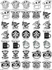 83 Baby Space Character Embroidery Machine  Designs Pes Jef Hus Exp Dst Vip Usb