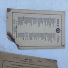 J i  Case Eagle  2 Damaged Books Manual Operator s   Parts  Crafts  Readable 