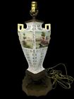 Rare Antique 19th Century Asian   European Lamp Nippon Vase Bronze Italian Base
