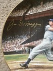 Joe Dimaggio Signed Plate  Jsa Authenticated