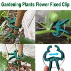 150 Grow Training Orchid Tomato Weatherproof Tie Stem Garden Plant Clips Support