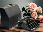 Collectible Antique Rheinmetall Typewriter - Black  Fully Functional