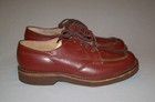 Old Antique Vtg C 1930s Deadstock Womans Yanagins Brown Leather Shoes Size 4 5