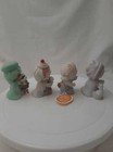 Lot Of 4 Bumpkins With Animals  collectibles By Fabrizio 