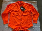 Remington Hunting Shirt Lot Of 2 Men s Large New   Used Blaze Orange Outdoor