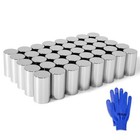40pcs Lug Nut Covers 32mm 33mm Nut Covers Abs Chrome Plastic Cylinder 40 Pcs