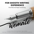 Fountain Pen Set  Fine Nib  20pcs 2 6mm Ink Cartridges 10 Black 10 Blue   1 I   