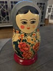 Vintage Hand Painted Russian Nesting Dolls 10 Pieces