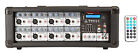 Rockville Rpm80bt 2400w Powered 8 Channel Mixer amplifier W bluetooth eq effects