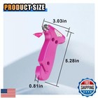Kiturek Car Safety Hammer  3-in-1 Car Emergency Escape Tool With Window Break