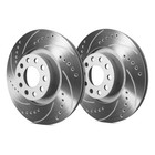 For Acura Integra 24-26 Drilled   Slotted 1-piece Rear Brake Rotors