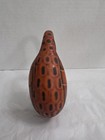 Vintage Peruvian Dried Gourd Hand Carved Bird Duck Folk Art Figurine 6   