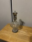 Antique Silver Cut Crystal Claret Jug Wine Decanter Ewer Pitcher Art Nouveau