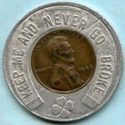 Bay Motors Coos Bay  Oregon 1948 Encased Penny