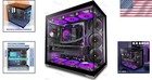 Atx Mid Tower Case With Full-view Tempered Glass  