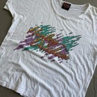 Harley-davidson 1991 3d Emblem Graphic T-shirt White 100  Cotton Men s L