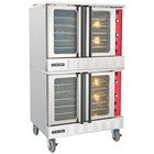Wilprep 38  Commercial Natural Gas Convection Oven Full-sz Double Deck 108000btu