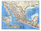     1980-12 December Aztec Mexico   Central America National Geographic Map - A3