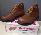 Red Wing Usa Super Sole 952 Mens Round Toe Work Boots 14 Sizes New In Org Box