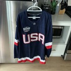 Usa Hockey Jersey - Nations Face-off 2025 Team Usa Blue Red White Colors Size 60
