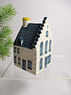 Klm Delft Blue -no  49- Bols Ceramic Canal House   Empty    Yellow Cap