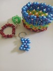 Four Mystery Kandi  One Ring  One Cuff  One Keychain  And One Single