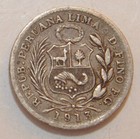 1913 Peru 1 2 Dinero