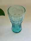 Set Of 5 - Vintage Coca-cola Coke Green Glass 16 Oz  Glass tumbler 6  High