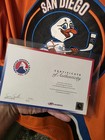 Tristan Luneau 2025-26 San Diego Gulls Ahl Alternate Jersey Game Worn   Signed 