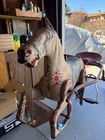 Vintage Toy Horse On Wheels