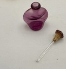 7 Vintage Miniature Perfume Bottles Purple Glass Orange Blossom