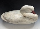 Resin Swan Decoy Primitive Prim Folk Art Decor Sculpture Figurine