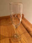 Crystal Clear Champagne Toasting Flutes W  Intertwined Etched Hearts   Set Of 2
