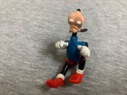 Vintage 1998 Hand Painted Disney Bullyland Pvc Goofy Bicycle  Figure