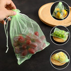 50-pack Fruit Protection Bags  6x9      Green Mesh Drawstring Pest Barrier