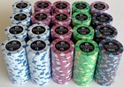  500  Majestic Card Room Poker Chips Set