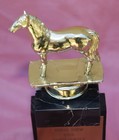 Vintage 1959 9  Brandywine Jr  Horse Show Equestrian Trophy W black Marble Base