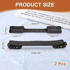 2pcs Luggage Handle Replacement With Screws 8 5 Inch Suitcase Handle Black