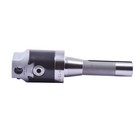 New R8 50mm Boring Head Set With 6 Indexable Boring Bar And 6 Carbide Inserts