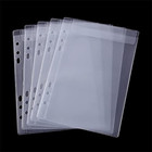 10 Sheet Binder Pockets Sleeves Bags A5 Size 6 Hole Binder Folder For Dies And S