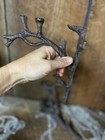 2 Cast Iron Organic Tree Branch Shelf Wall Rustic Farmhouse Brackets 7  Corbels 