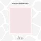 Little Giraffe Posh Mink Baby Blanket  Double-sided Ultra Soft Plush Fabric