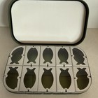 Orvis Aluminum Fly Fishing Box 10 Spring Door Windows 
