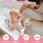 Baby Bath Seat 6 Months  Toddler Bathtub Chair With Suction Cups Soft Cushion