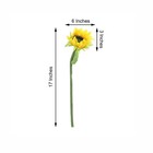 3 Yellow 17  Tall Faux Silk Sunflower Stems Wedding Party Events Decorations