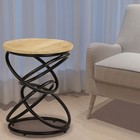 End Table Round Coffee Table Living Room Wooden Side Table Solid Wood Vidaxl
